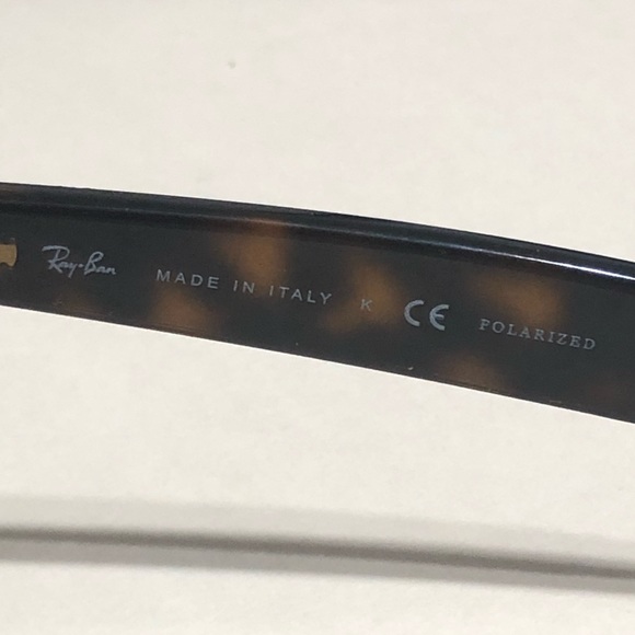 Ray Ban Polarized Wayfarers - Picture 2 of 5